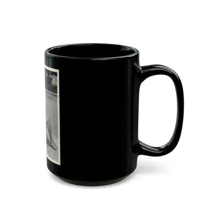 Elaine Stewart #73 (Vintage Female Icon) Black Coffee Mug - Go Mug Yourself