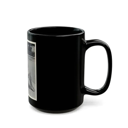 Elaine Stewart #73 (Vintage Female Icon) Black Coffee Mug - Go Mug Yourself
