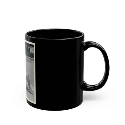 Elaine Stewart #73 (Vintage Female Icon) Black Coffee Mug - Go Mug Yourself