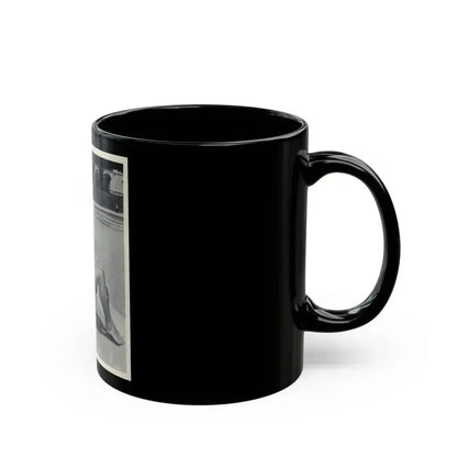 Elaine Stewart #73 (Vintage Female Icon) Black Coffee Mug - Go Mug Yourself