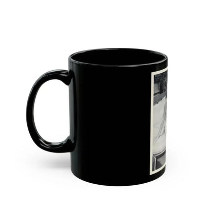 Elaine Stewart #73 (Vintage Female Icon) Black Coffee Mug - Go Mug Yourself