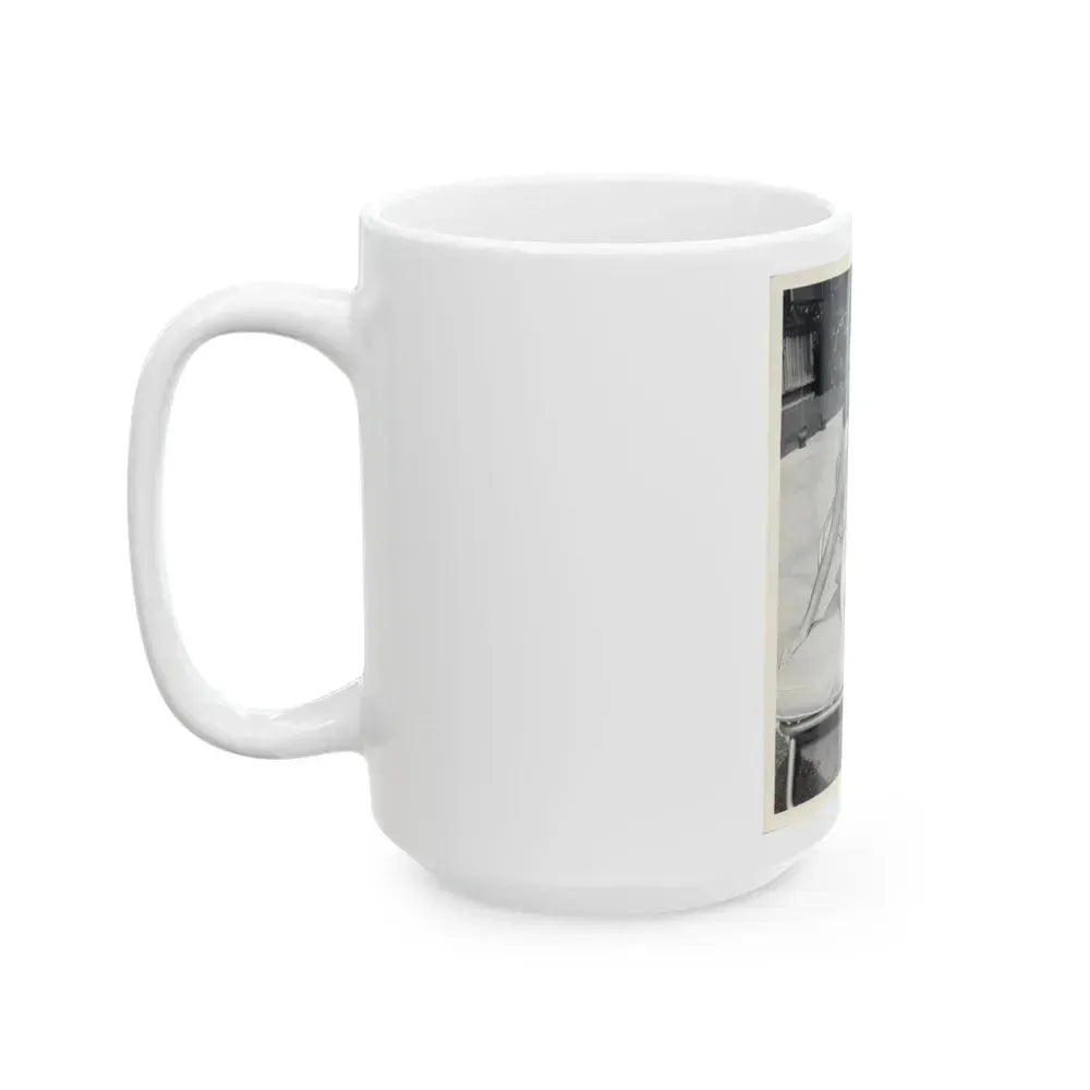 Elaine Stewart #73 (Vintage Female Icon) White Coffee Mug - Go Mug Yourself