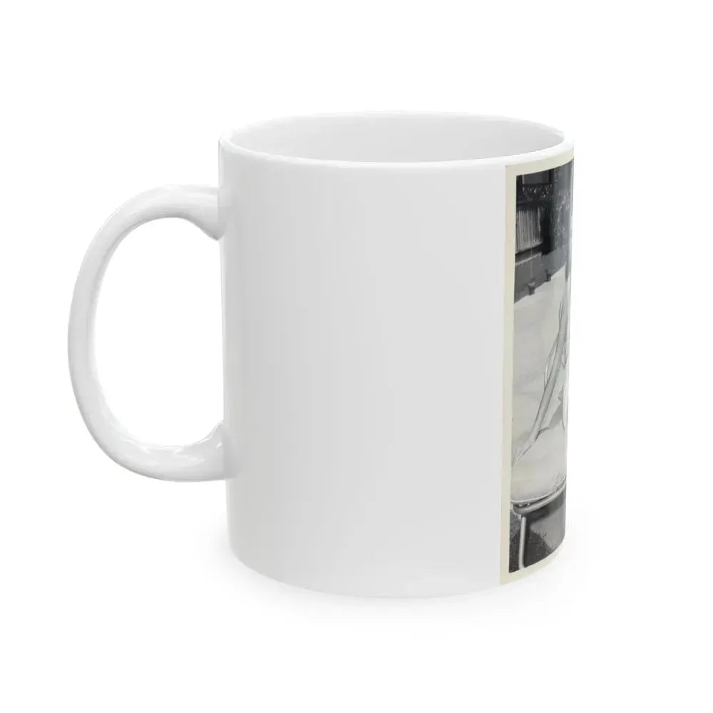 Elaine Stewart #73 (Vintage Female Icon) White Coffee Mug - Go Mug Yourself