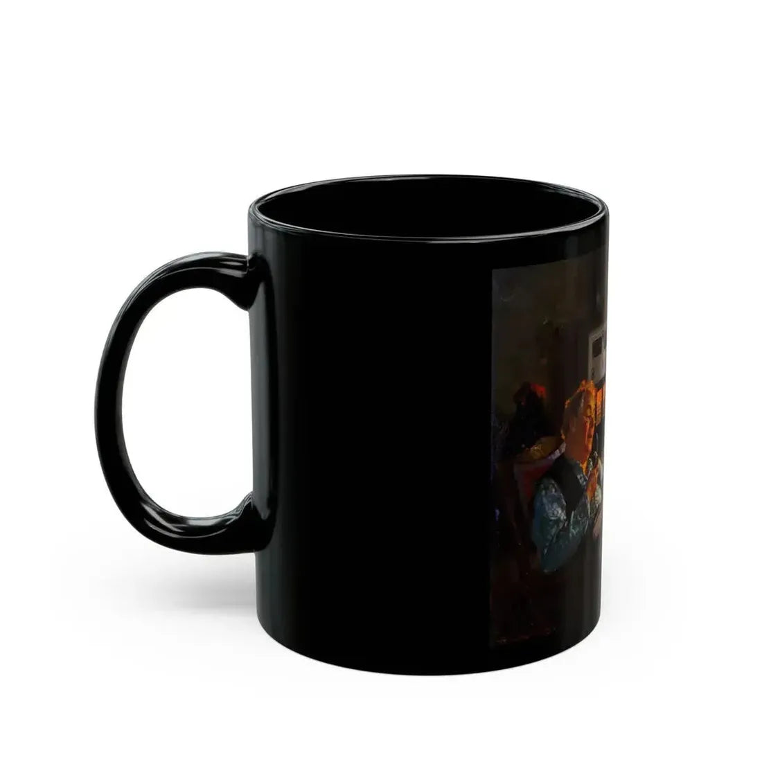 Elderly Couple - Black Coffee Mug - Go Mug Yourself