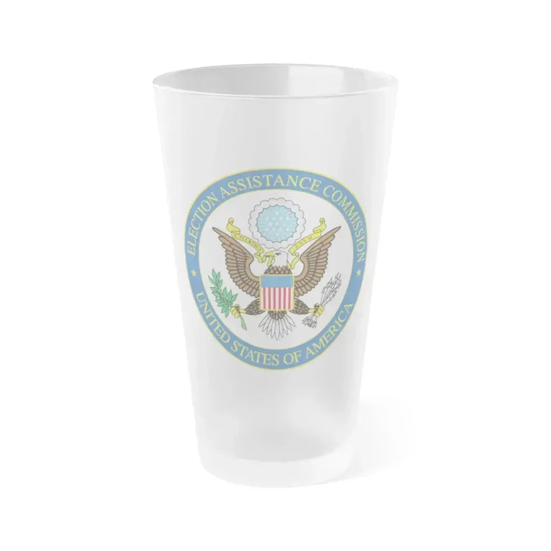 Election Assistance Commission - Frosted Pint Glass 16oz 16oz Frosted - Go Mug Yourself