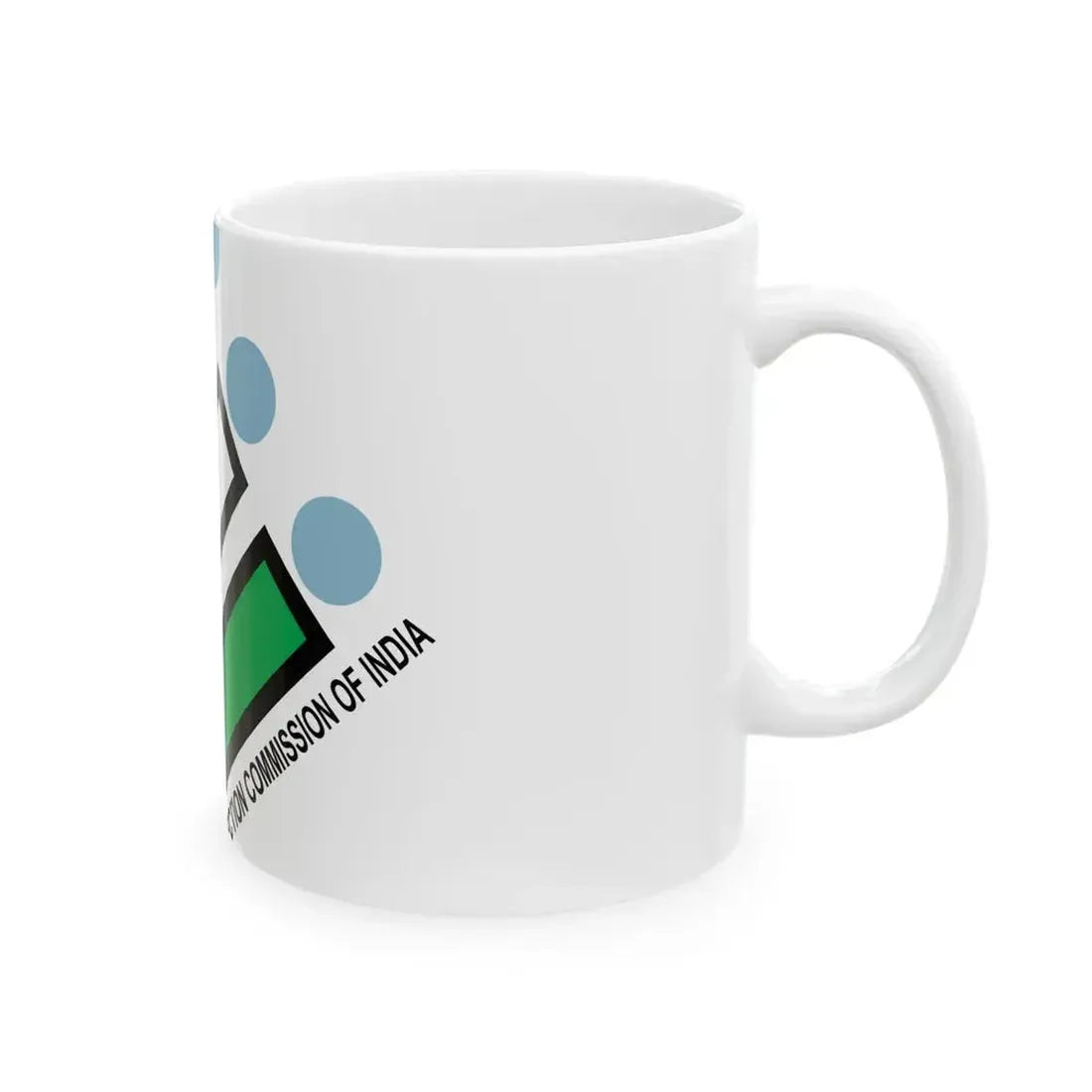 Election Commission of India Logo (India) White Coffee Mug - Go Mug Yourself