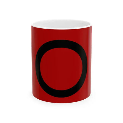 Electoral flag of the National Peasants Party as reportedly used in Bessarabia in 1930 (Moldova) White Coffee Mug 11oz - Go Mug Yourself