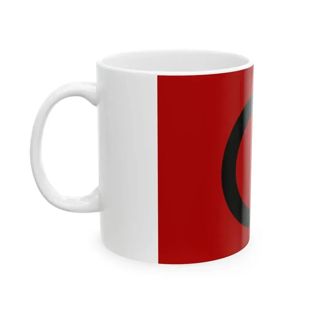 Electoral flag of the National Peasants Party as reportedly used in Bessarabia in 1930 (Moldova) White Coffee Mug - Go Mug Yourself