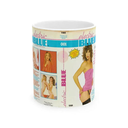 ELECTRIC BLUE (VHS COVER) - White Coffee Mug 11oz - Go Mug Yourself