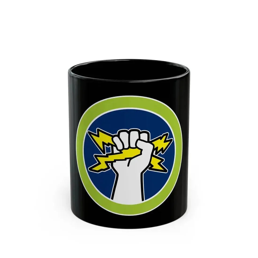 Electricity (Boy Scout Merit Badge) Black Coffee Mug 11oz - Go Mug Yourself