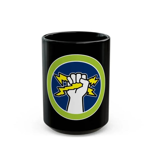 Electricity (Boy Scout Merit Badge) Black Coffee Mug 15oz - Go Mug Yourself