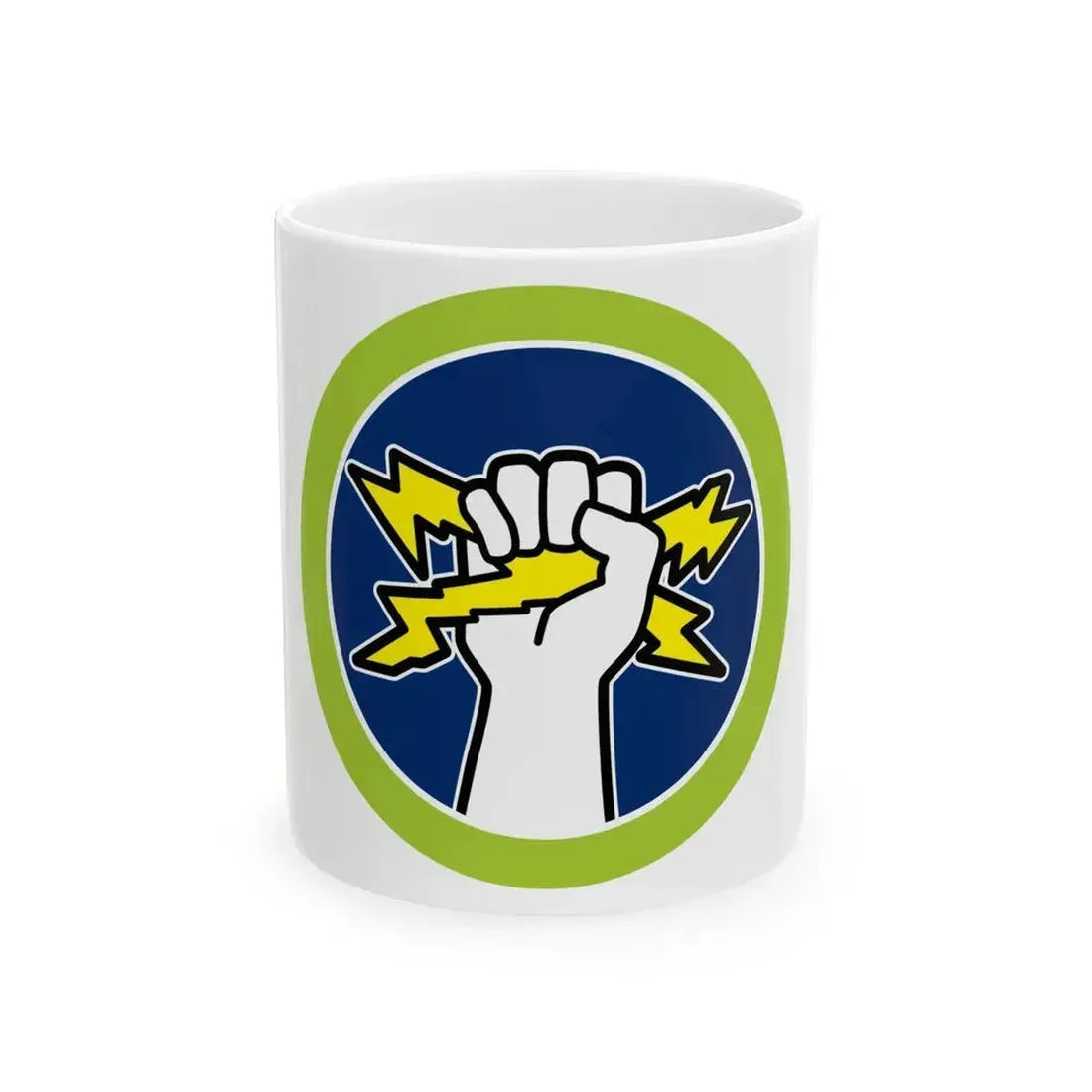 Electricity (Boy Scout Merit Badge) White Coffee Mug 11oz - Go Mug Yourself