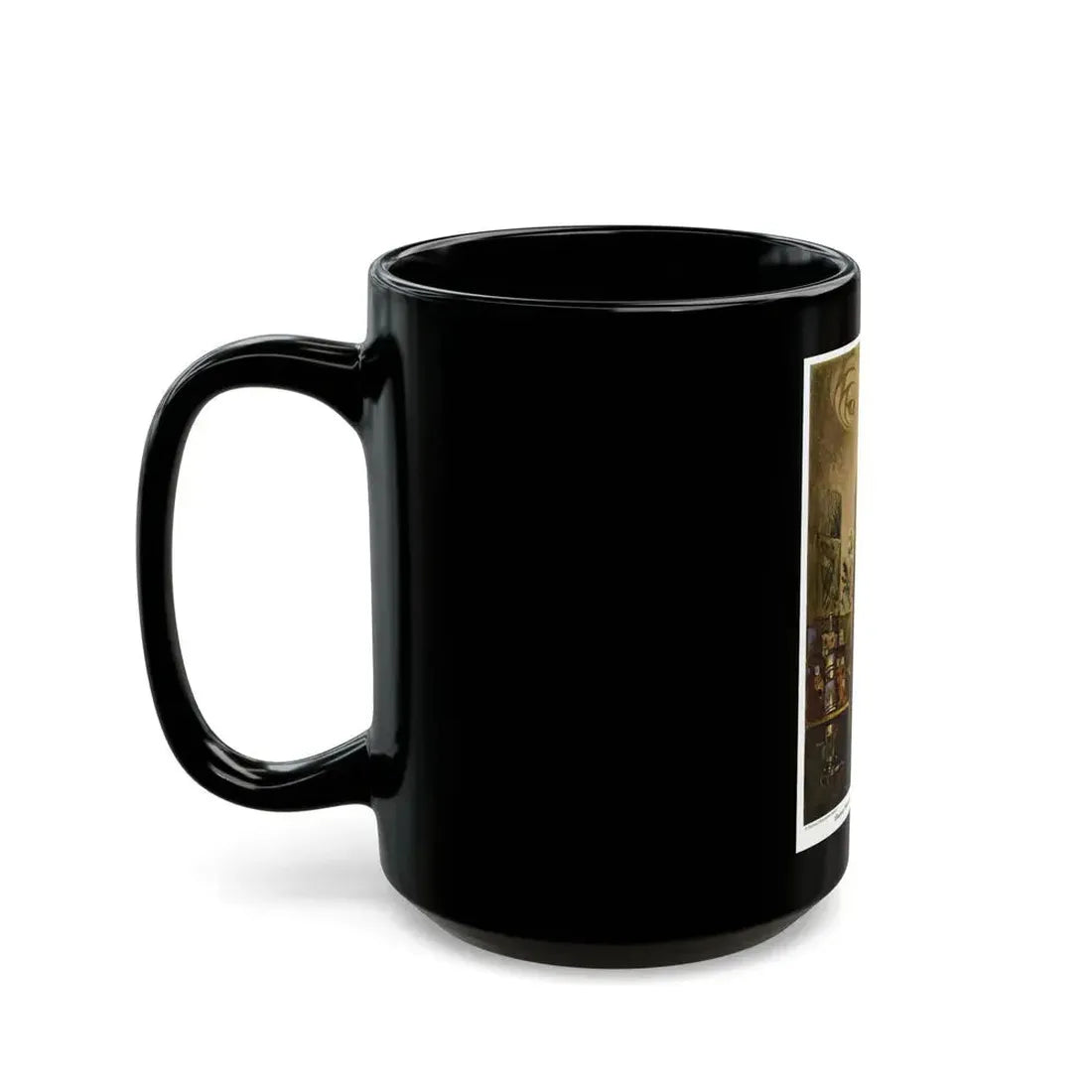 Electron Microscope, 1945 - Black Coffee Mug - Go Mug Yourself