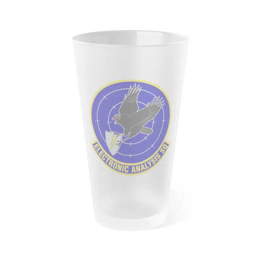 Electronic Analysis Squadron (U.S. Air Force) Frosted Pint Glass 16oz-16oz-Frosted-Go Mug Yourself