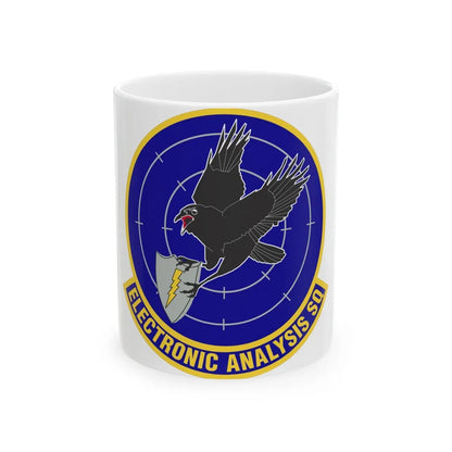 Electronic Analysis Squadron (U.S. Air Force) White Coffee Mug-11oz-Go Mug Yourself