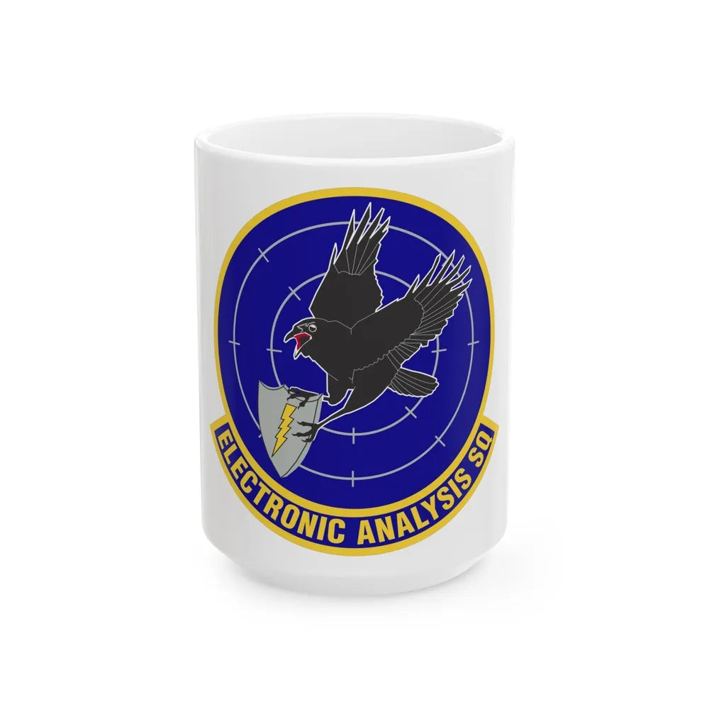 Electronic Analysis Squadron (U.S. Air Force) White Coffee Mug-15oz-Go Mug Yourself