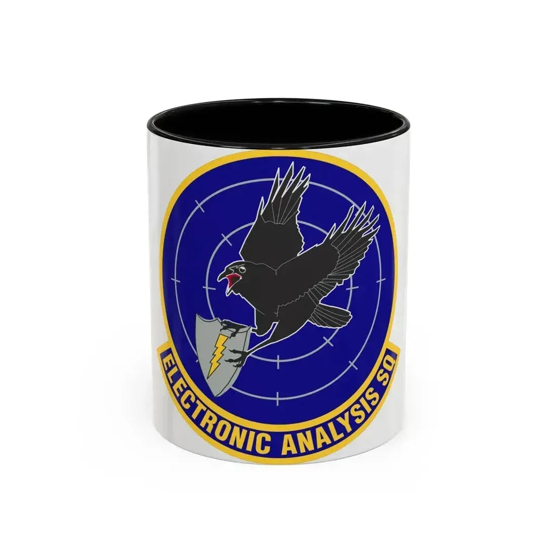 Electronic Analysis Squadron (U.S. Air Force) Accent Coffee Mug 11oz Black - Go Mug Yourself