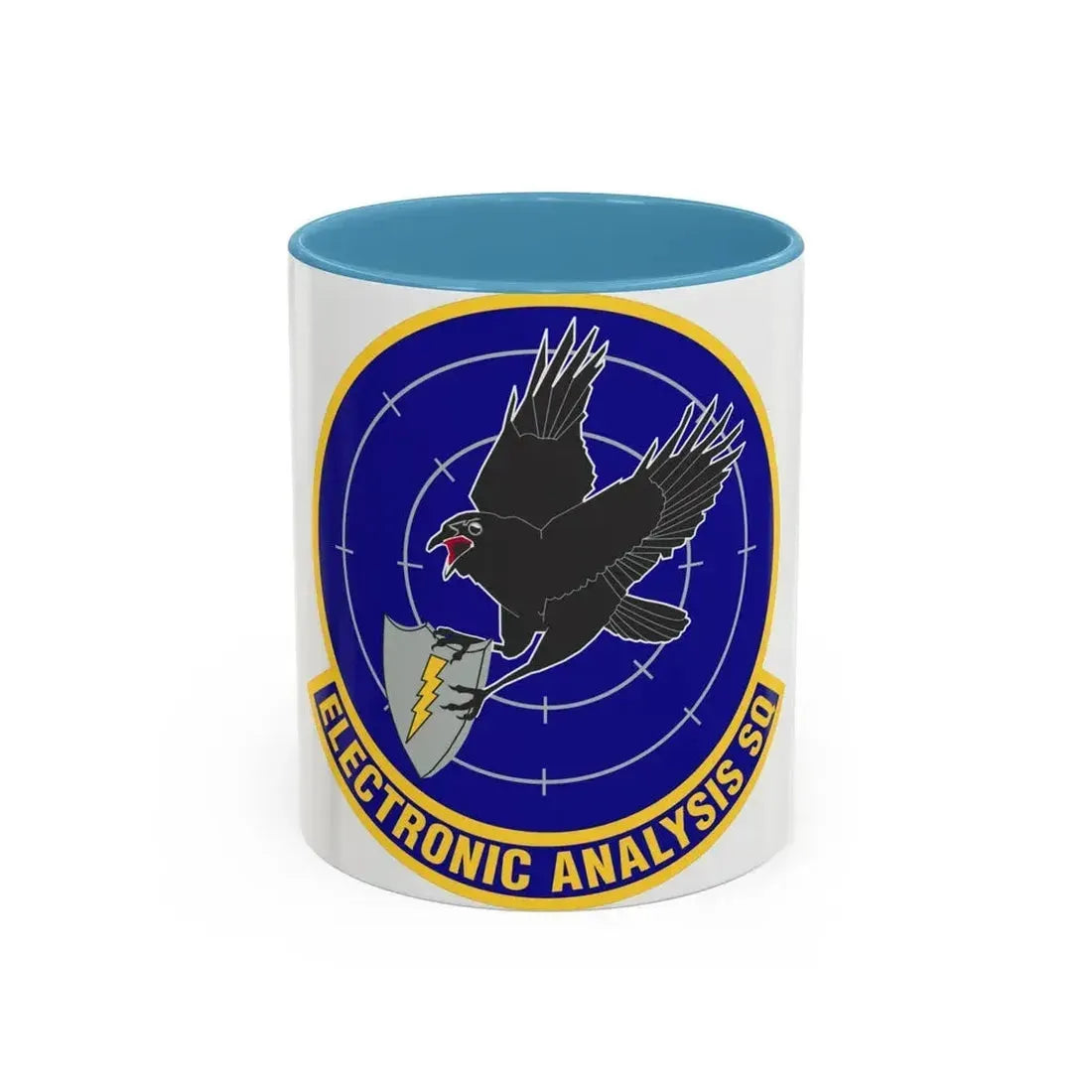 Electronic Analysis Squadron (U.S. Air Force) Accent Coffee Mug 11oz Light Blue - Go Mug Yourself
