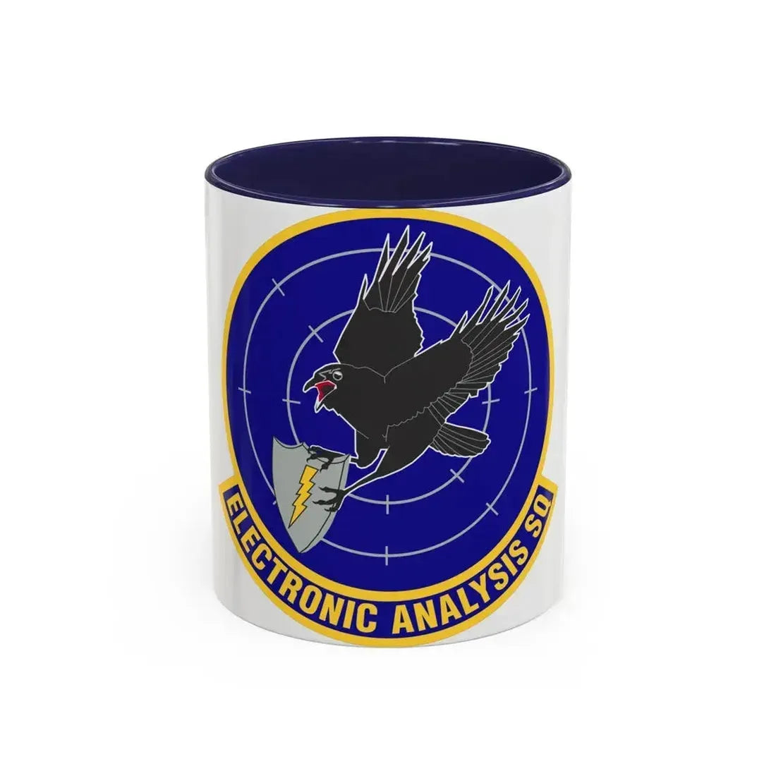 Electronic Analysis Squadron (U.S. Air Force) Accent Coffee Mug 11oz Navy - Go Mug Yourself