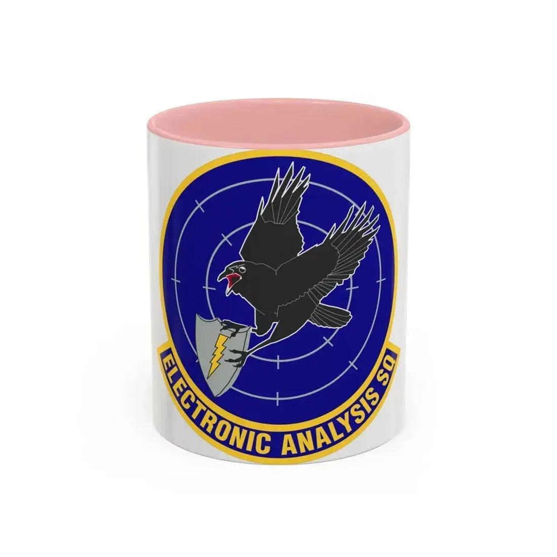 Electronic Analysis Squadron (U.S. Air Force) Accent Coffee Mug 11oz Pink - Go Mug Yourself
