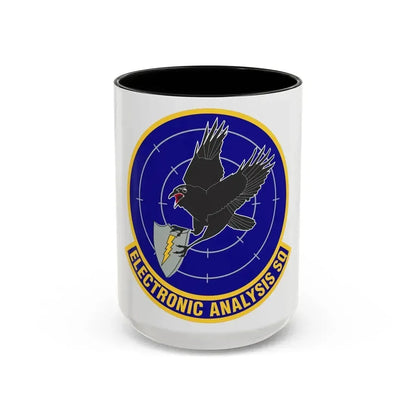 Electronic Analysis Squadron (U.S. Air Force) Accent Coffee Mug 15oz Black - Go Mug Yourself