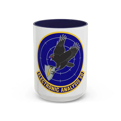 Electronic Analysis Squadron (U.S. Air Force) Accent Coffee Mug 15oz Navy - Go Mug Yourself