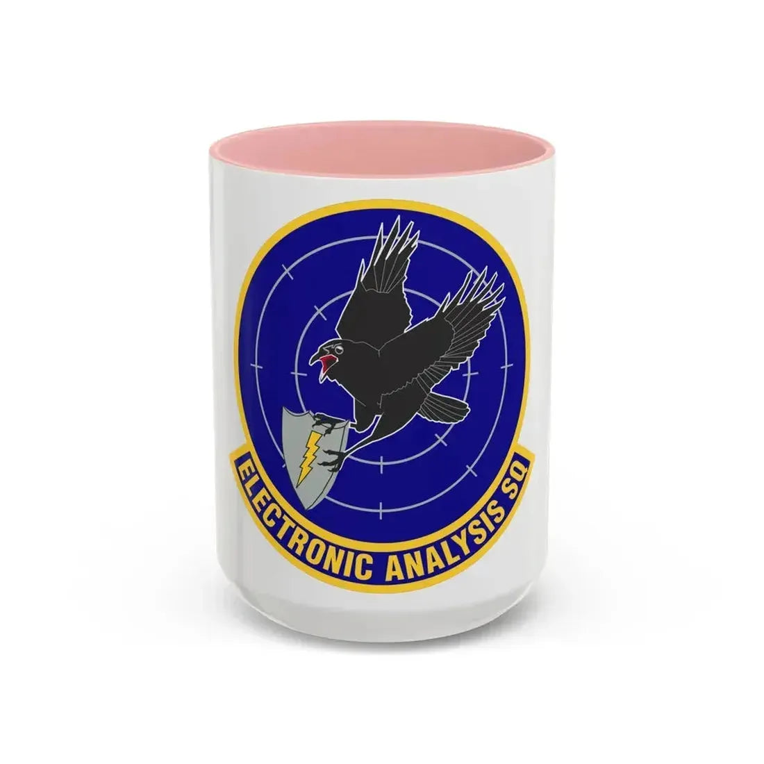 Electronic Analysis Squadron (U.S. Air Force) Accent Coffee Mug 15oz Pink - Go Mug Yourself