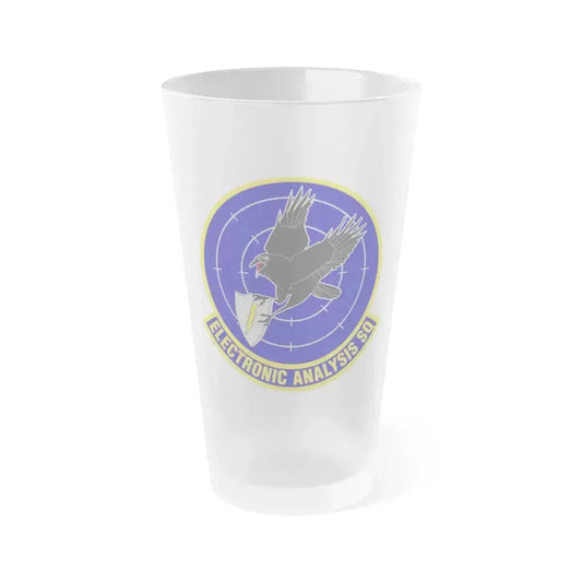 Electronic Analysis Squadron (U.S. Air Force) Frosted Pint Glass 16oz 16oz Frosted - Go Mug Yourself