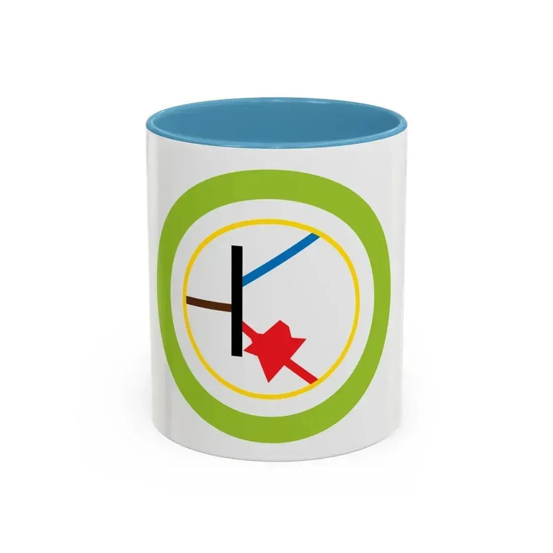 Electronics (Boy Scout Merit Badge) Accent Coffee Mug 11oz Light Blue - Go Mug Yourself