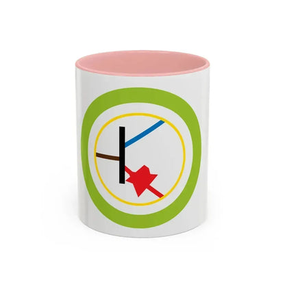 Electronics (Boy Scout Merit Badge) Accent Coffee Mug 11oz Pink - Go Mug Yourself