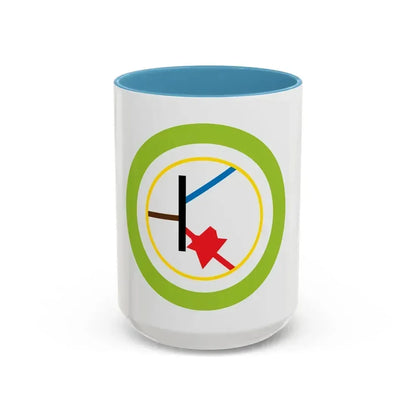 Electronics (Boy Scout Merit Badge) Accent Coffee Mug 15oz Light Blue - Go Mug Yourself