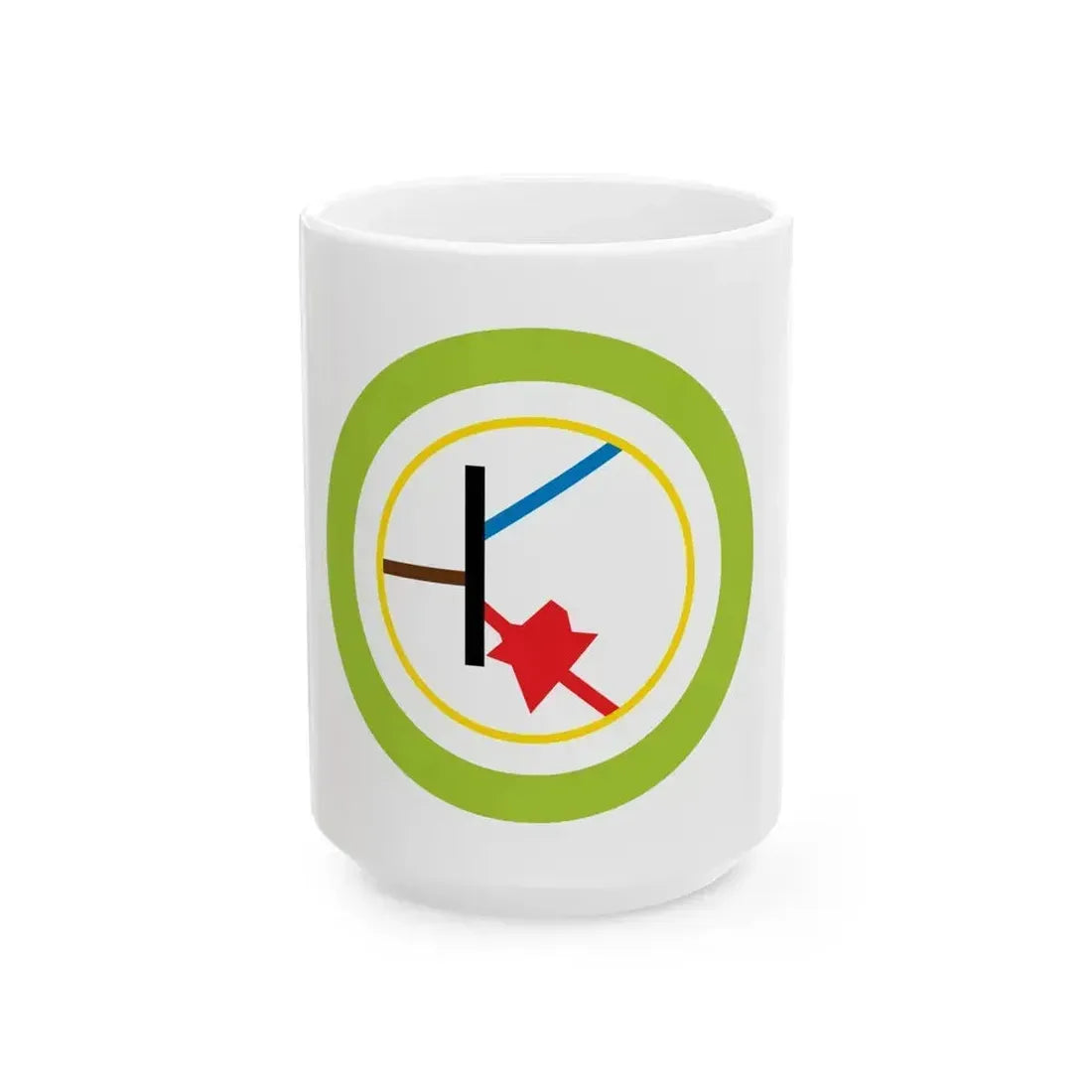 Electronics (Boy Scout Merit Badge) White Coffee Mug 15oz - Go Mug Yourself