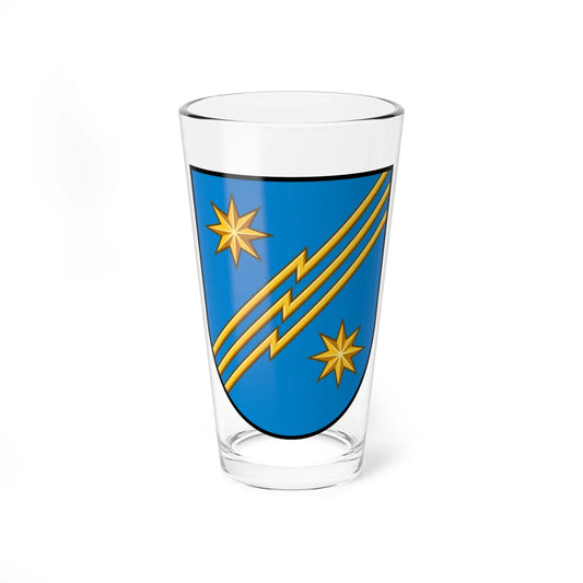 Elektrenai COA (Lithuania) (Coat of Arms) Pint Glass 16oz 16oz - Go Mug Yourself