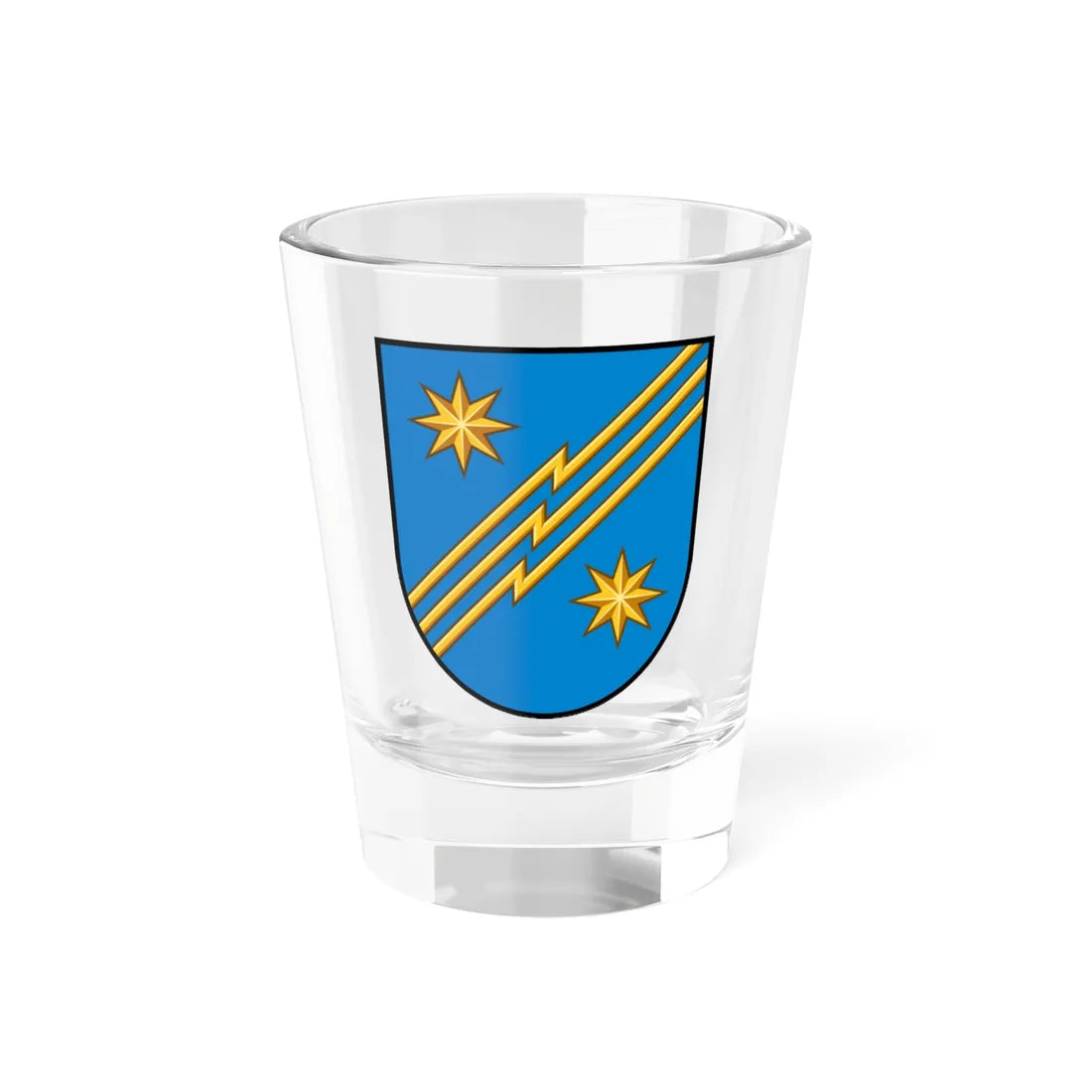 Elektrenai COA (Lithuania) (Coat of Arms) Shot Glass 1.5oz 1.5oz - Go Mug Yourself