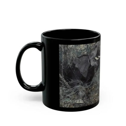 Elephant Story, The American Magazine story illustrations, July, December 1914 - Black Coffee Mug - Go Mug Yourself