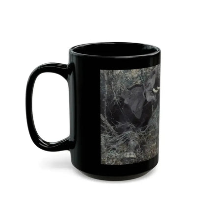Elephant Story, The American Magazine story illustrations, July, December 1914 - Black Coffee Mug - Go Mug Yourself