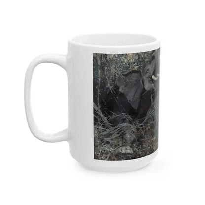 Elephant Story, The American Magazine story illustrations, July, December 1914 - White Coffee Mug - Go Mug Yourself