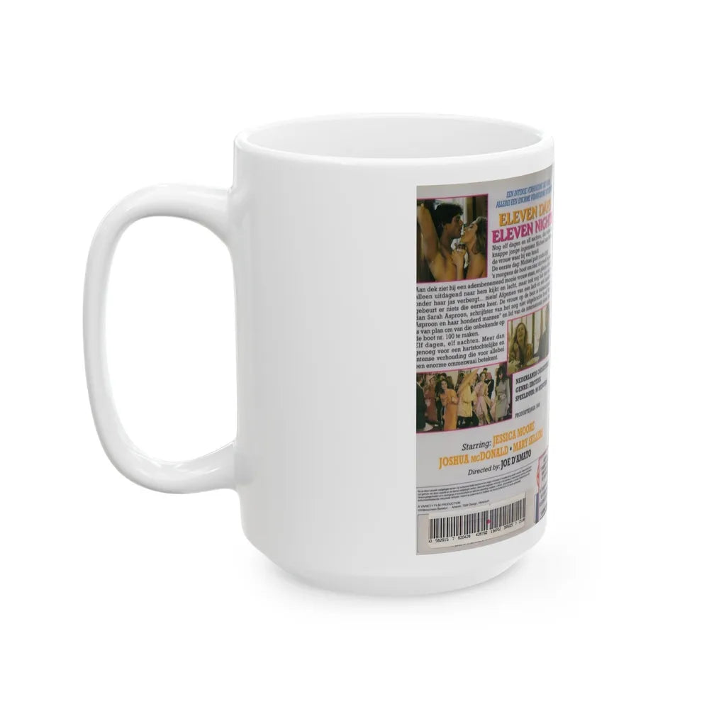 ELEVEN DAYS ELEVEN NIGHTS (VHS COVER) - White Coffee Mug-Go Mug Yourself