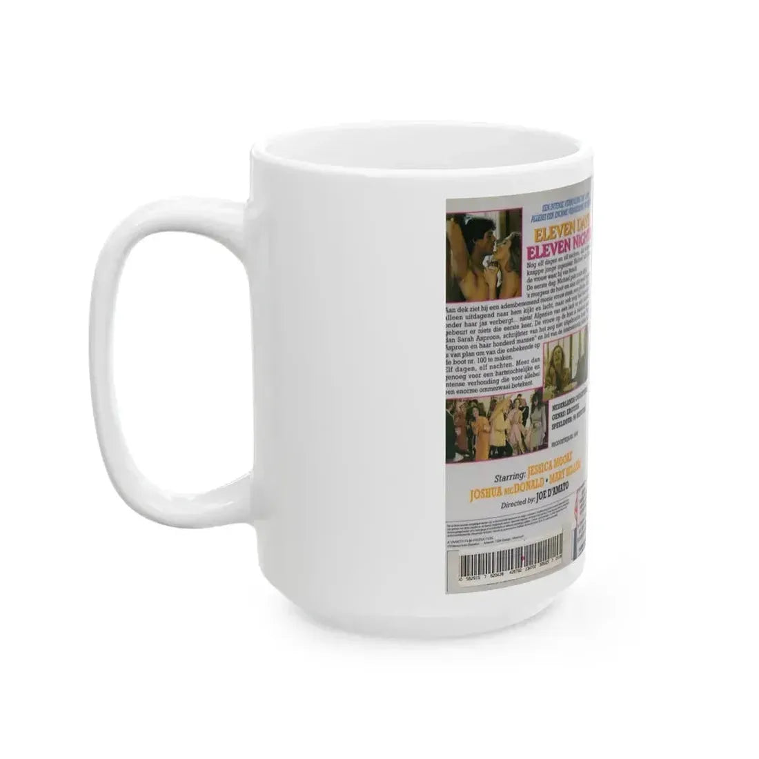 ELEVEN DAYS ELEVEN NIGHTS (VHS COVER) - White Coffee Mug - Go Mug Yourself