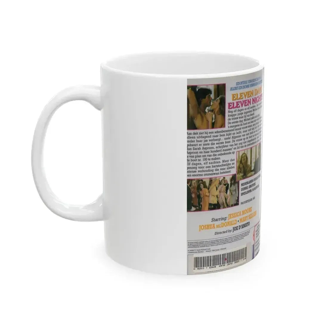 ELEVEN DAYS ELEVEN NIGHTS (VHS COVER) - White Coffee Mug - Go Mug Yourself