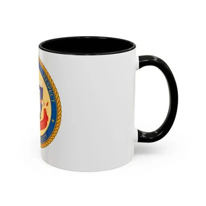 ELEVENTH COAST GUARD DISTRICT (U.S. Coast Guard) Accent Coffee Mug - Go Mug Yourself