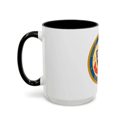ELEVENTH COAST GUARD DISTRICT (U.S. Coast Guard) Accent Coffee Mug - Go Mug Yourself