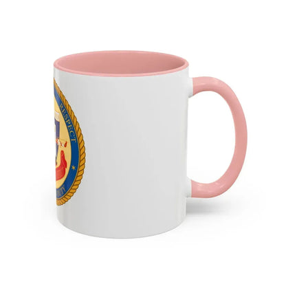 ELEVENTH COAST GUARD DISTRICT (U.S. Coast Guard) Accent Coffee Mug - Go Mug Yourself