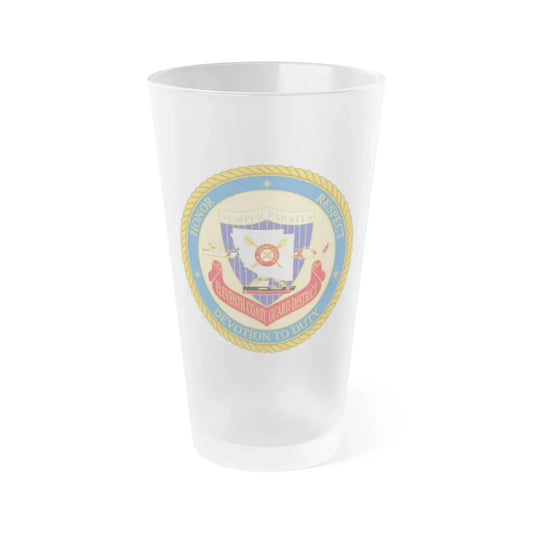 ELEVENTH COAST GUARD DISTRICT (U.S. Coast Guard) Frosted Pint Glass 16oz Default Title - Go Mug Yourself