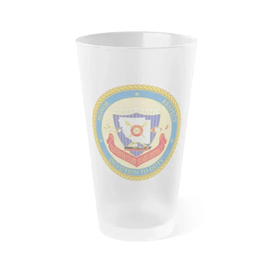 ELEVENTH COAST GUARD DISTRICT (U.S. Coast Guard) Frosted Pint Glass 16oz Default Title - Go Mug Yourself