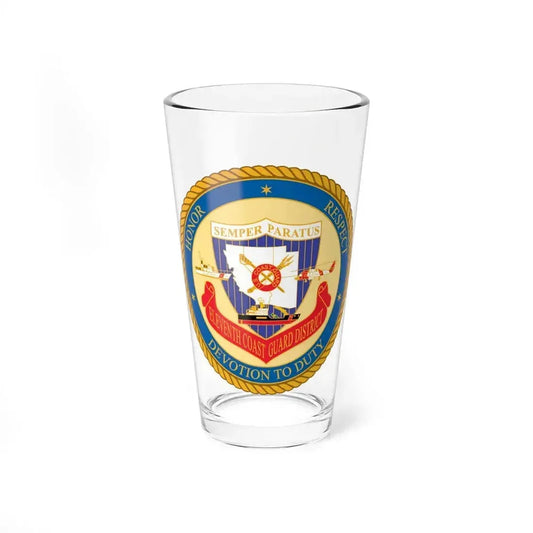 ELEVENTH COAST GUARD DISTRICT (U.S. Coast Guard) Pint Glass 16oz 16oz - Go Mug Yourself