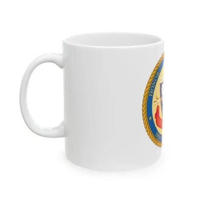 ELEVENTH COAST GUARD DISTRICT (U.S. Coast Guard) White Coffee Mug - Go Mug Yourself