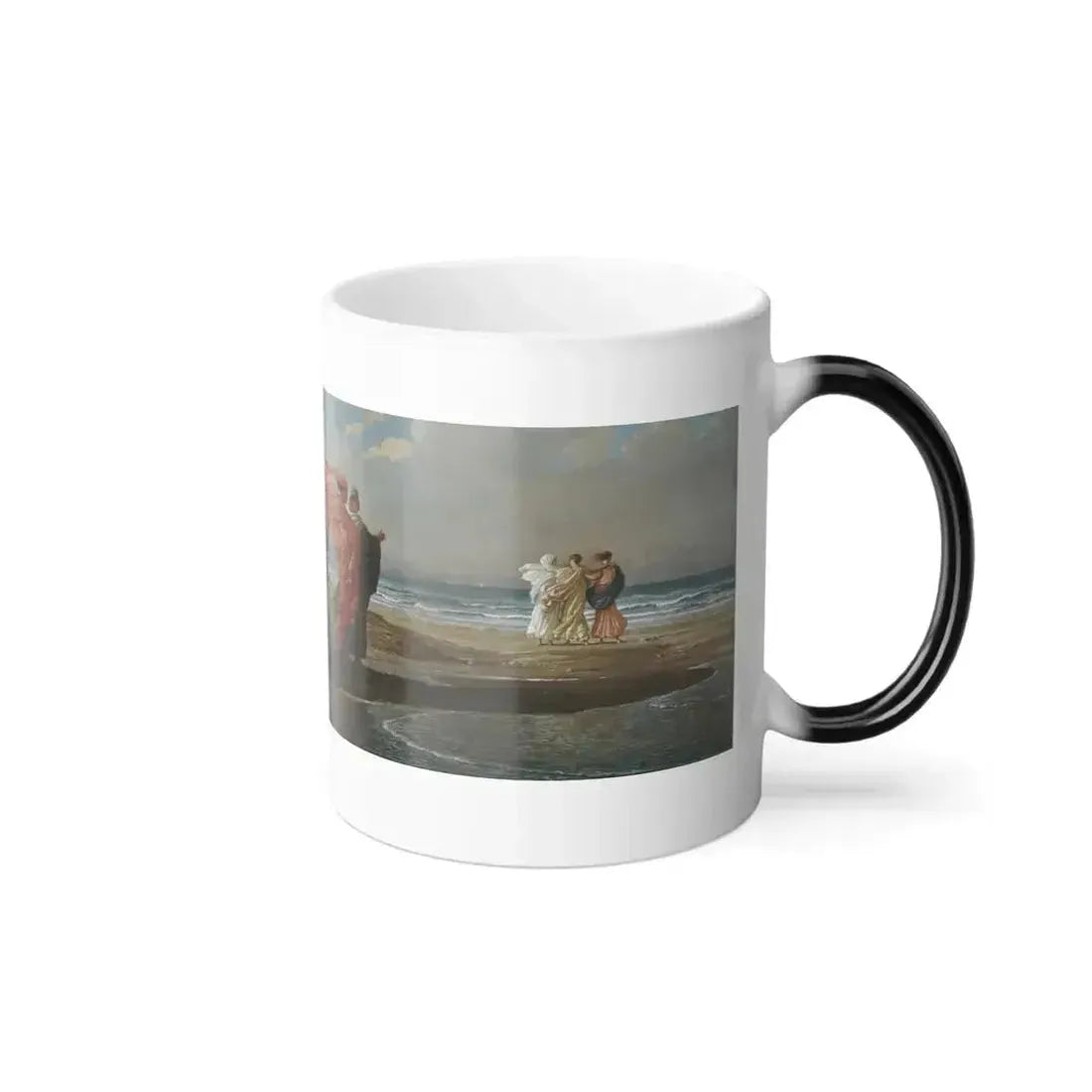 Elihu Vedder (1836-1923) Greek Girls Bathing - Oil on Canvas 1872-77 - Color Changing Mug 11oz - Go Mug Yourself