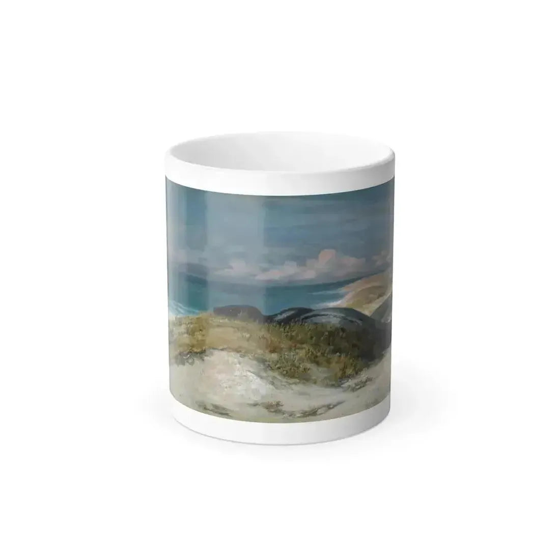 Elihu Vedder (1836-1923) Lair of the Sea Serpent - 1899 - Color Changing Mug 11oz 11oz - Go Mug Yourself