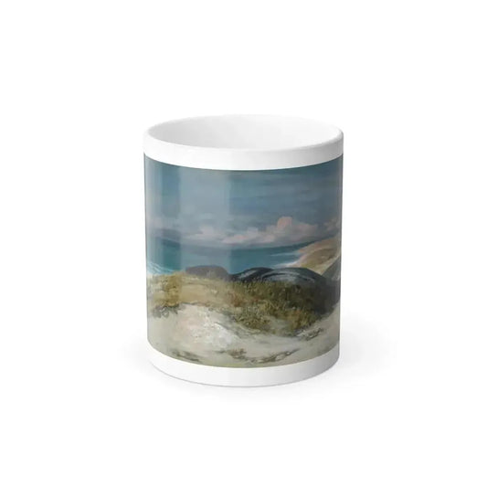 Elihu Vedder (1836-1923) Lair of the Sea Serpent - 1899 - Color Changing Mug 11oz 11oz - Go Mug Yourself